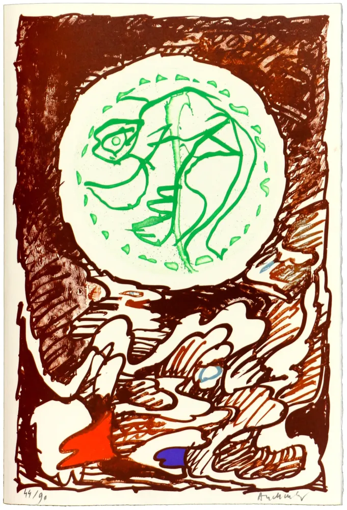 Gravura Alechinsky - L'excédante 3