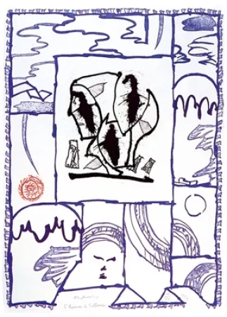 Água-Forte E Água-Tinta Alechinsky - L'homme de Tollund