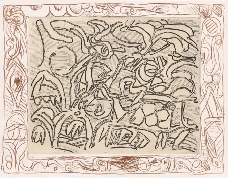 Água-Forte Alechinsky - Lieu d’interrogation