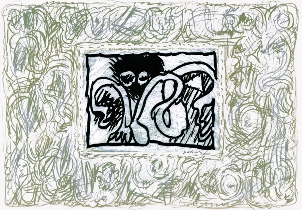 Linogravura Alechinsky - Lino-litho