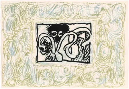 Linogravura Alechinsky - Lino - Litho II