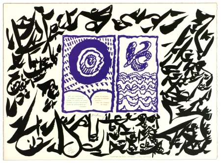 Linogravura Alechinsky - Linolog I 