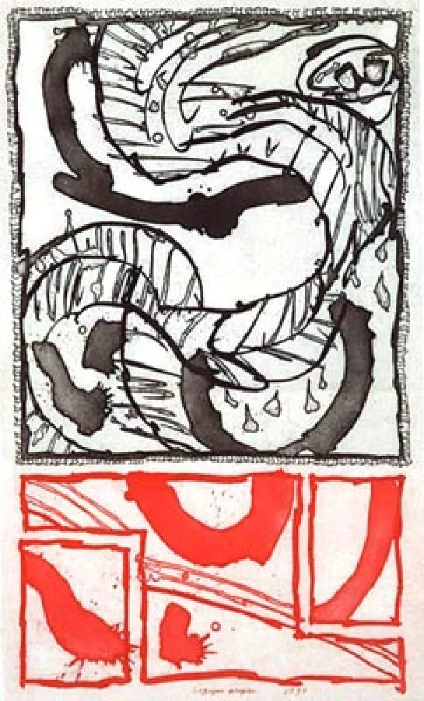 Gravura Alechinsky - Logique propre