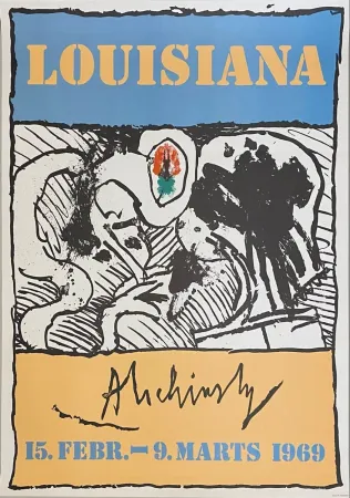 Cartaz Alechinsky - Louisiana