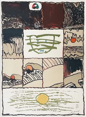 Litografia Alechinsky - Louisiana