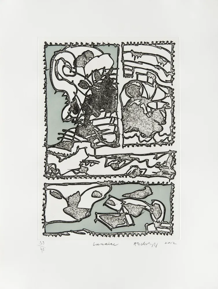 Gravura Alechinsky - Lunaire