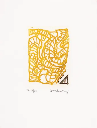 Água-Forte E Água-Tinta Alechinsky - Maint corps des chambres 04