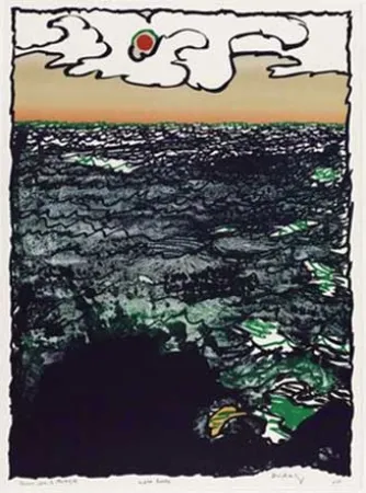 Litografia Alechinsky - Marée haute