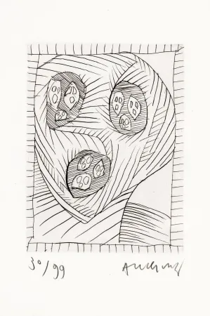 Água-Forte Alechinsky - Max Loreau