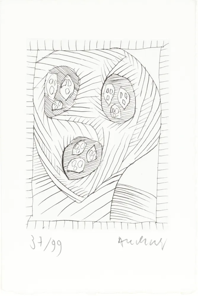 Água-Forte Alechinsky - Max Loreau