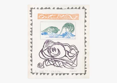 Gravura Alechinsky - Morsures VII