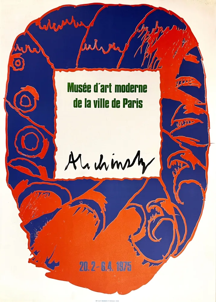 Cartaz Alechinsky - Musée d’art moderne de la ville de Paris