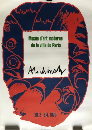 Cartaz Alechinsky - Musée d'Art Moderne de la Ville de Paris