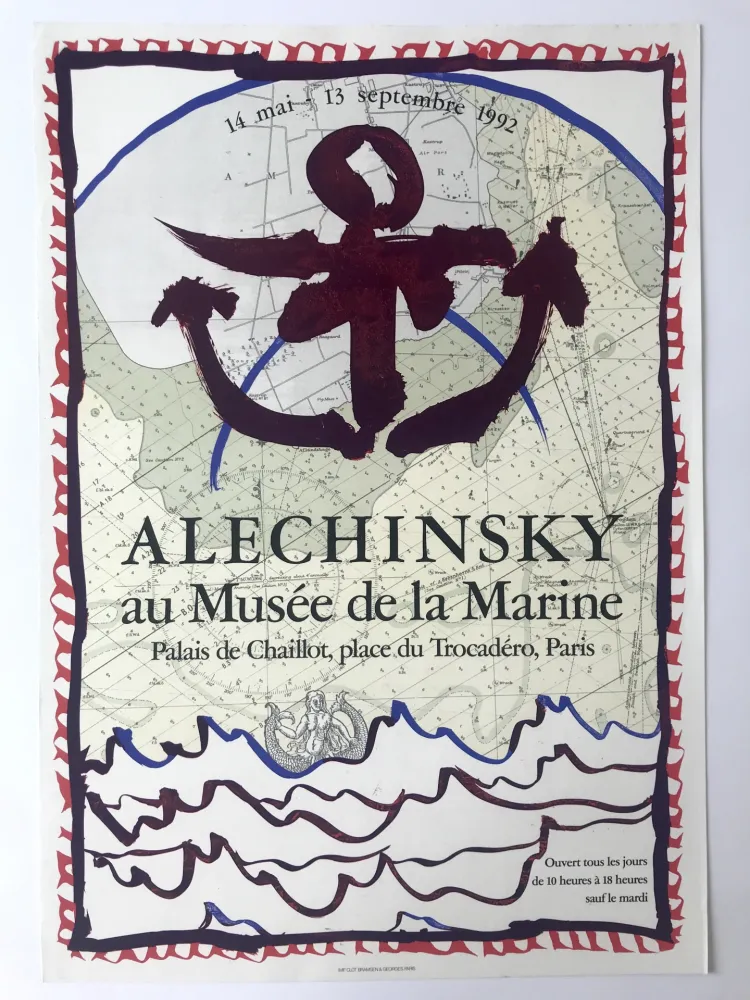 Cartaz Alechinsky - Musée de la Marine
