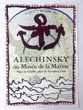 Cartaz Alechinsky - Musée de la Marine