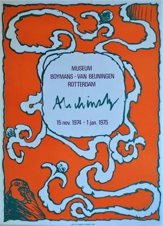 Cartaz Alechinsky - Museum Rotterdam
