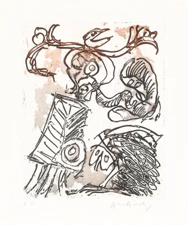 Água-Forte Alechinsky - Nord, ces lignes