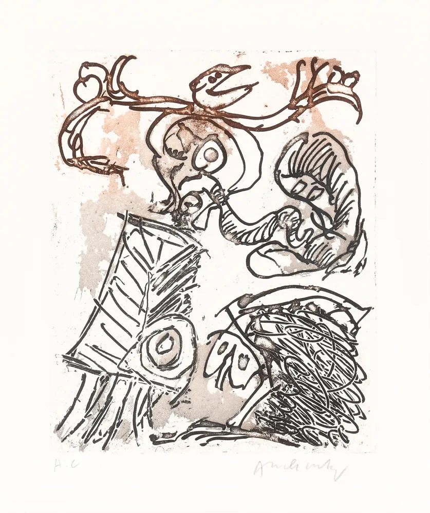 Água-Forte Alechinsky - Nord, ces lignes