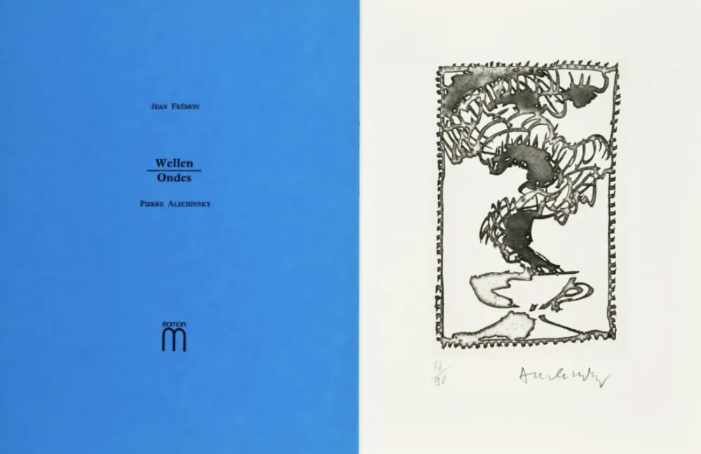 Livro Ilustrado Alechinsky - Ondes
