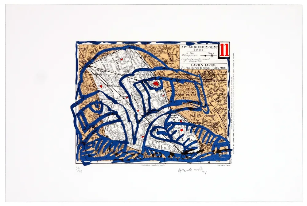 Litografia Alechinsky - Onzième arrondissement (Paris)