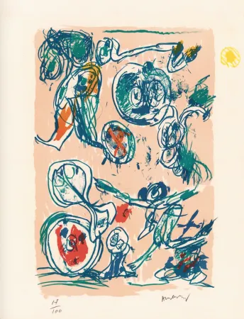 Litografia Alechinsky - Ordre dispersé