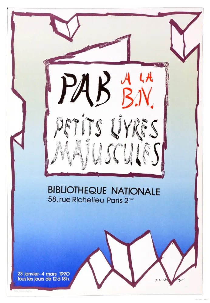 Cartaz Alechinsky - PAB a la B.N
