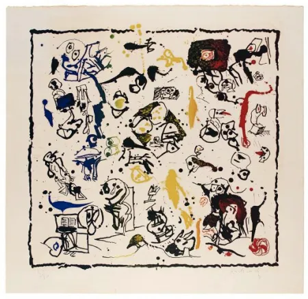 Litografia Alechinsky - Panoplie