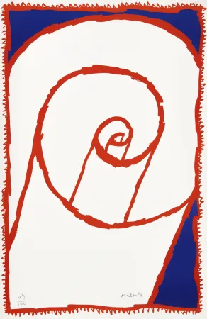 Litografia Alechinsky - Papier roulé