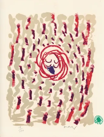 Litografia Alechinsky - Pavane mille regrets