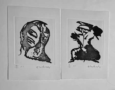 Água-Tinta Alechinsky - Petites huiles