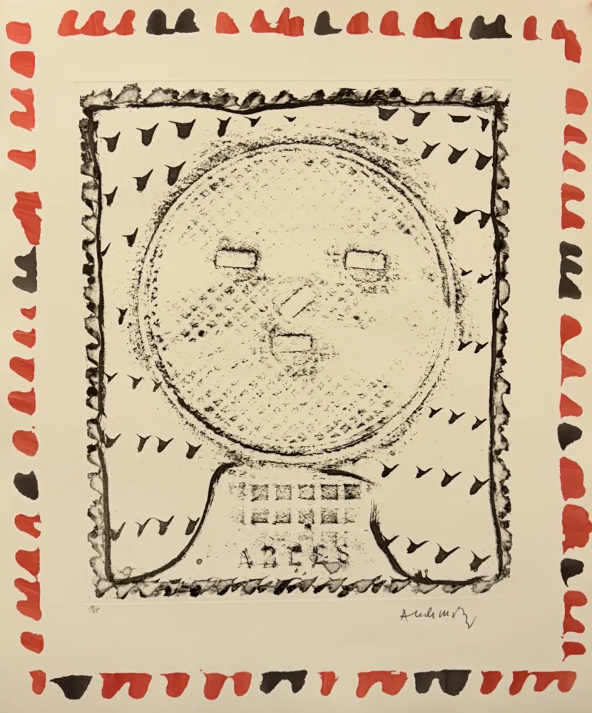 Água-Forte Alechinsky - Pièces du mobilier urbain