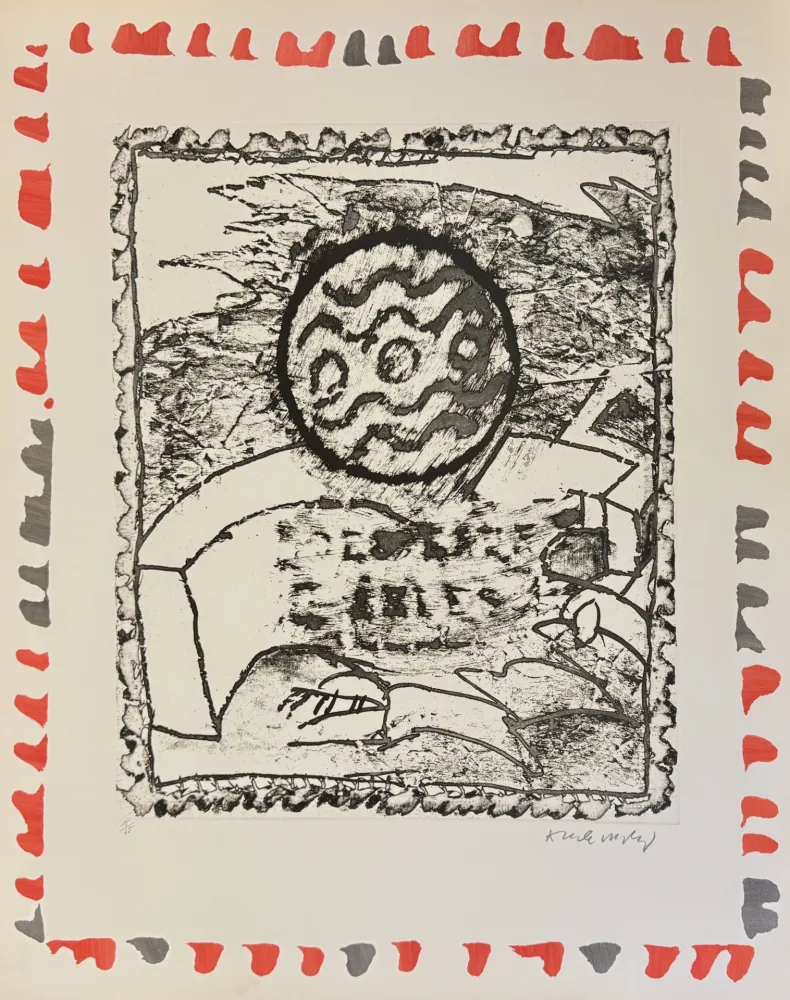 Água-Forte Alechinsky - Pièces du mobilier urbain