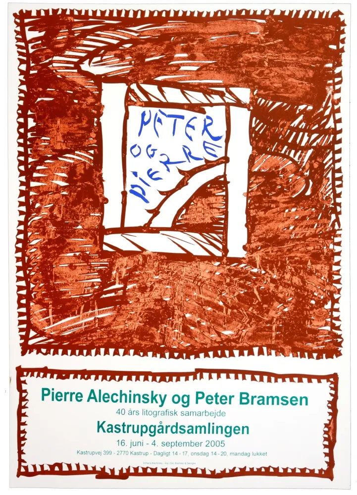 Cartaz Alechinsky - Pierre Alechinsky og Peter Bramsen, 40 års lithographisk samarbejde