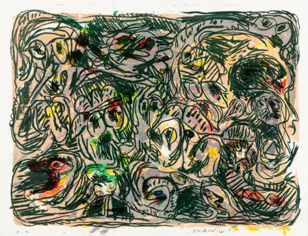 Litografia Alechinsky - Plan d'ensemble