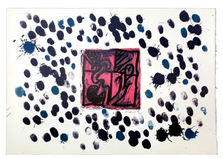 Litografia Alechinsky - Planche IV