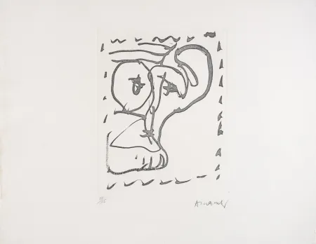 Água-Forte Alechinsky - Poèmes à voir