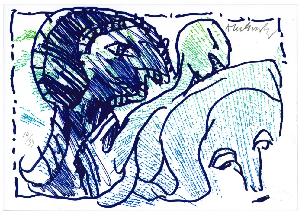 Litografia Alechinsky - Pointes et Feutres (7)