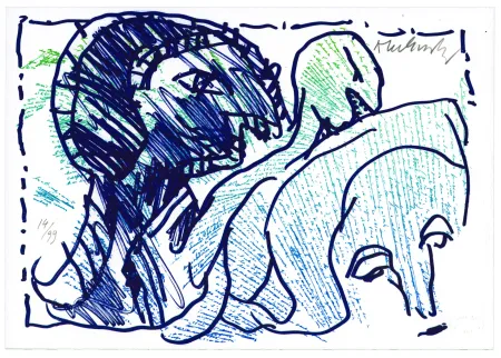 Litografia Alechinsky - Pointes et Feutres (7)