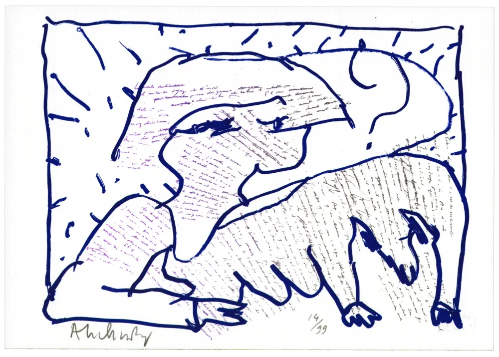 Litografia Alechinsky - Pointes et Feutres (8)