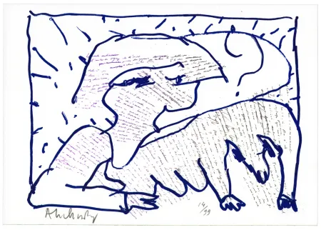 Litografia Alechinsky - Pointes et Feutres (8)