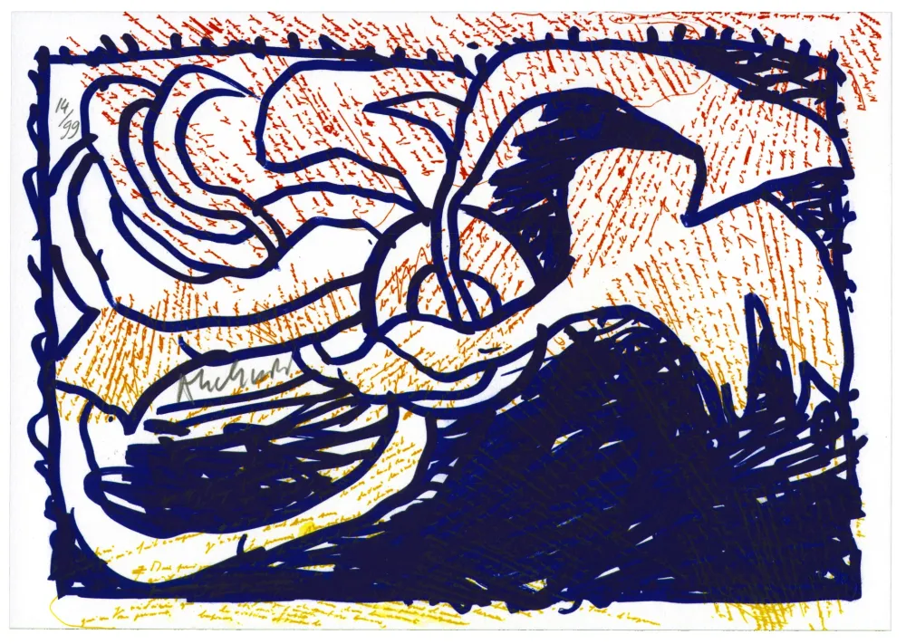 Litografia Alechinsky - Pointes et Feutres (8)