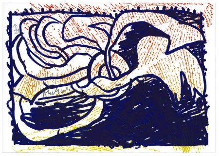 Litografia Alechinsky - Pointes et Feutres (8)