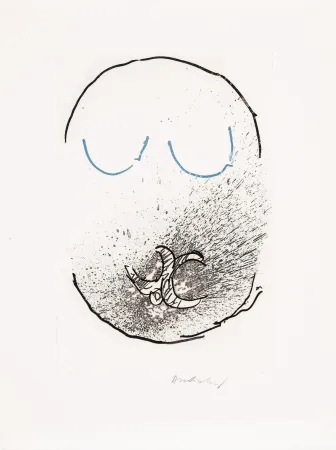 Água-Forte E Água-Tinta Alechinsky - Pointes Planche IX bis