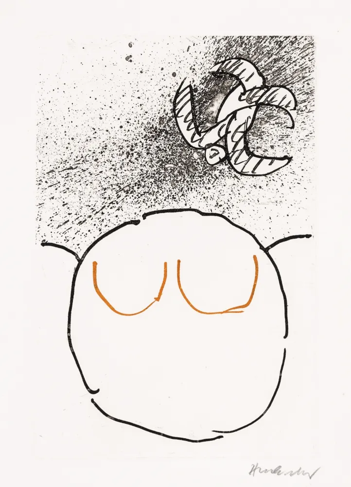 Água-Forte E Água-Tinta Alechinsky - Pointes Planche X bis