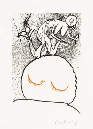 Água-Forte E Água-Tinta Alechinsky - Pointes Planche XI bis