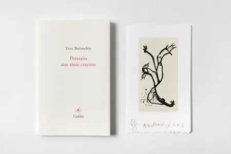 Gravura Alechinsky - Portrait aux trois crayons