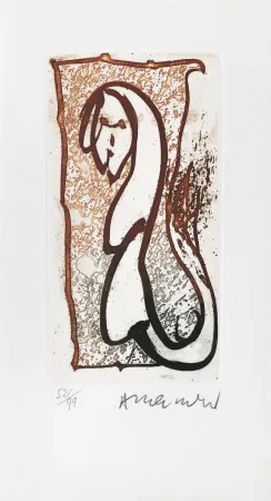 Gravura Alechinsky - Pour Joyce Mansour