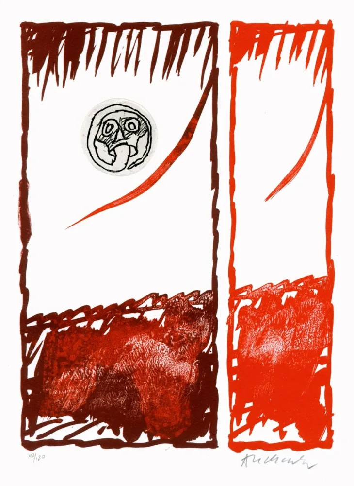 Água-Forte Alechinsky - Pour Vacillations