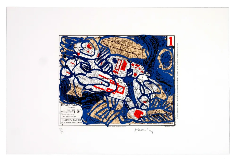 Litografia Alechinsky - Premier arrondissement (Paris)