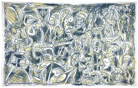 Litografia Alechinsky - Problème démographique